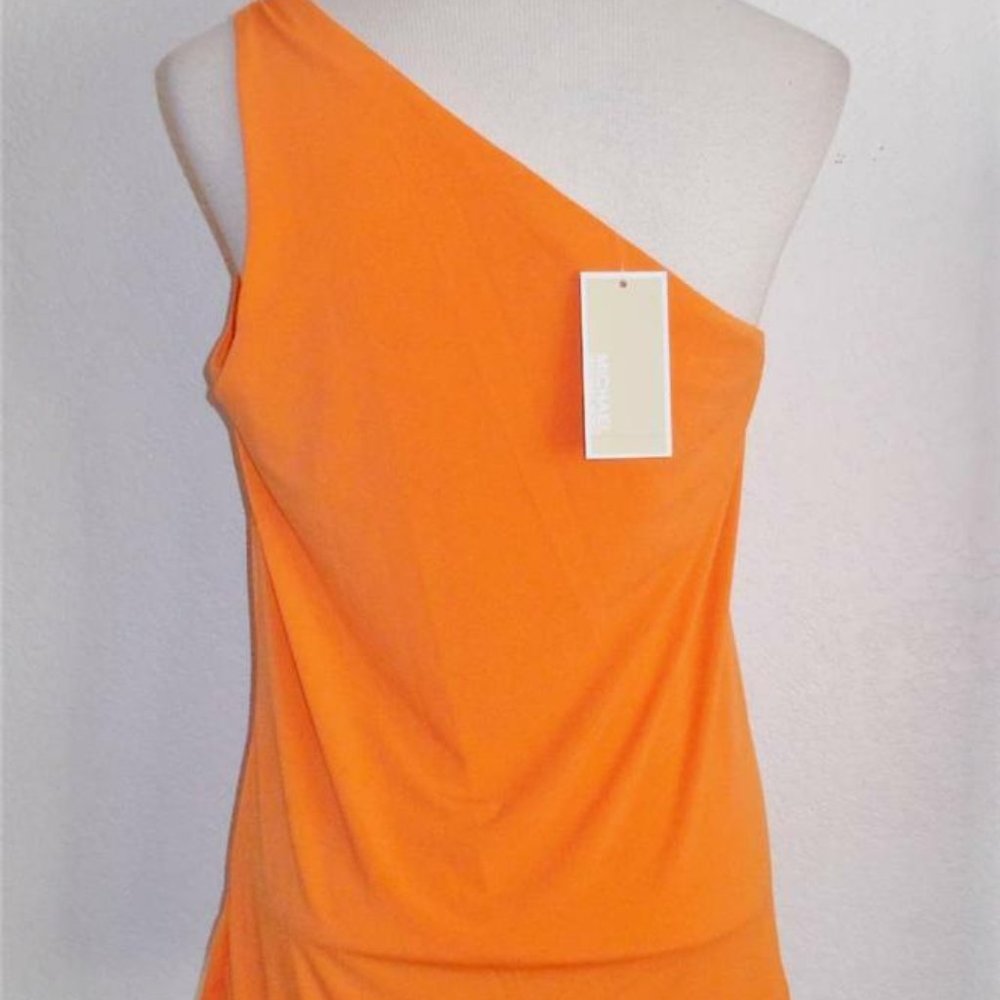 MICHAEL MICHAEL KORS VIVID ORANGE TOP - XL - Picture 2 of 8